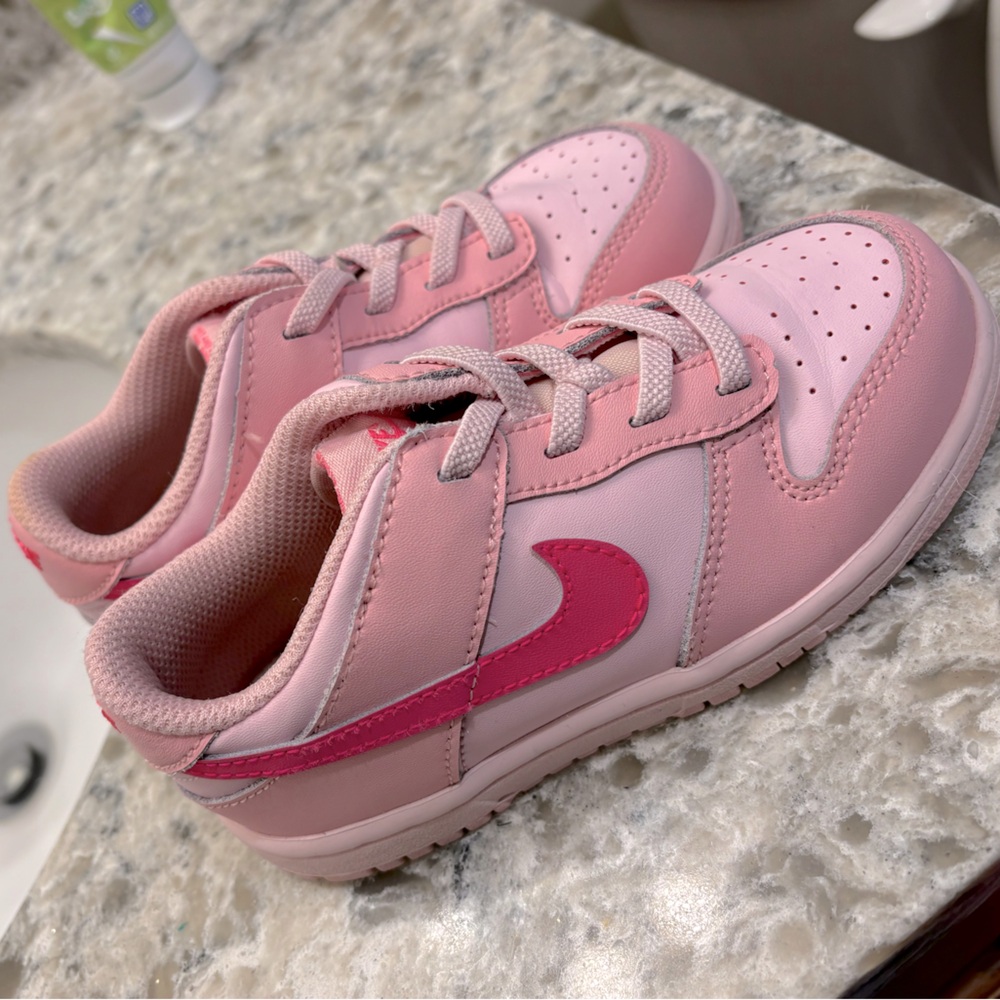 Nike Dunk Low Triple Pink - Size 9 - lightly worn